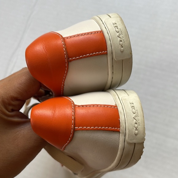 Coach leather patch sneakers - Picture 6 of 8